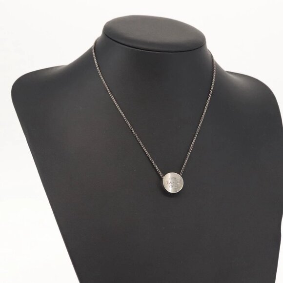 Tiffany & Co. Jewelry - TIFFANY&Co. 1837 Concave Circle Necklace Ag925 Silver Auth SW1646